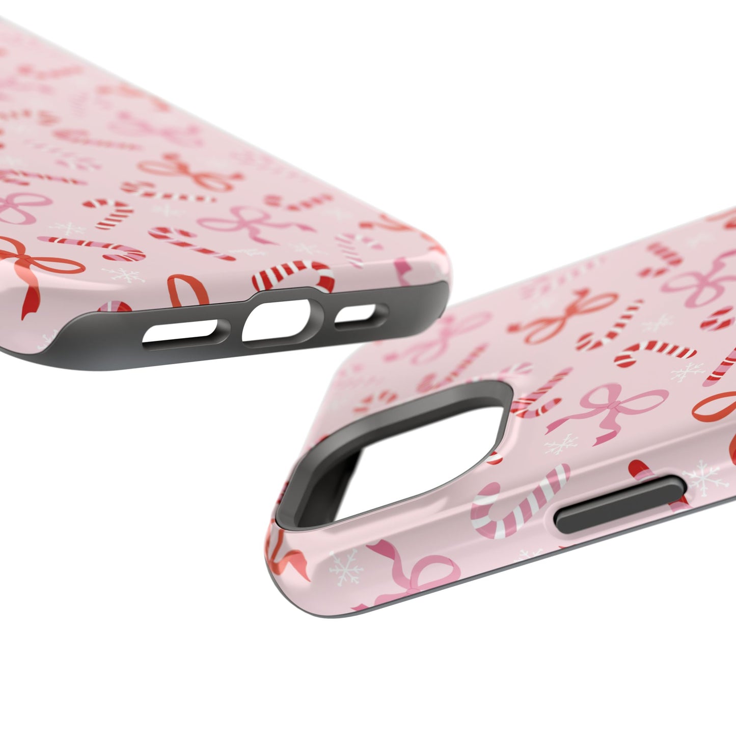 Candy Cane Impact-Resistant Phone Case - Limited Edition