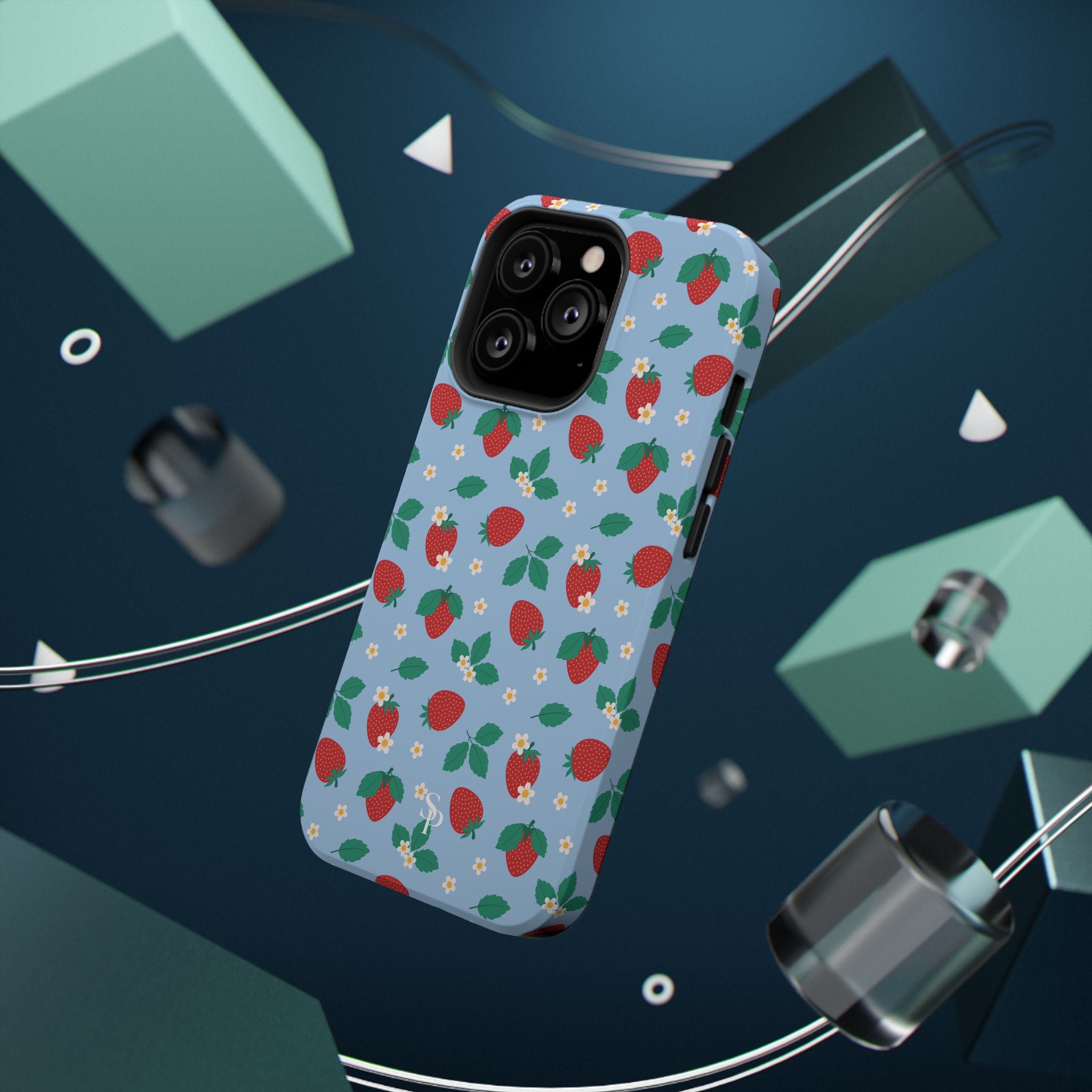 Strawberry Impact-Resistant Cases