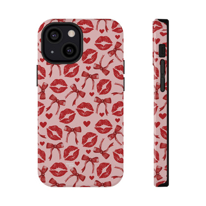 Bows & Kisses Impact-Resistant Case