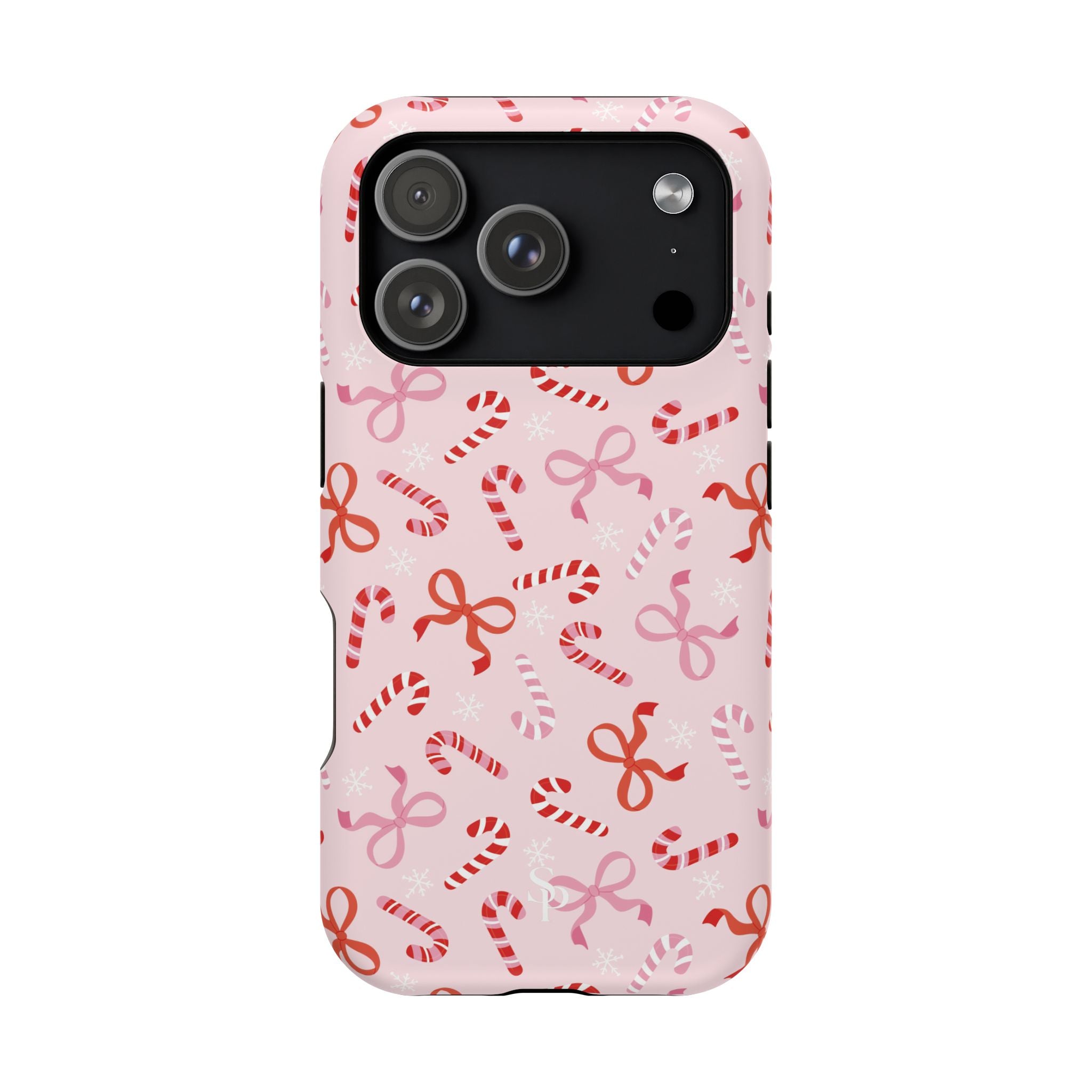 Candy Cane Impact-Resistant Phone Case - Limited Edition