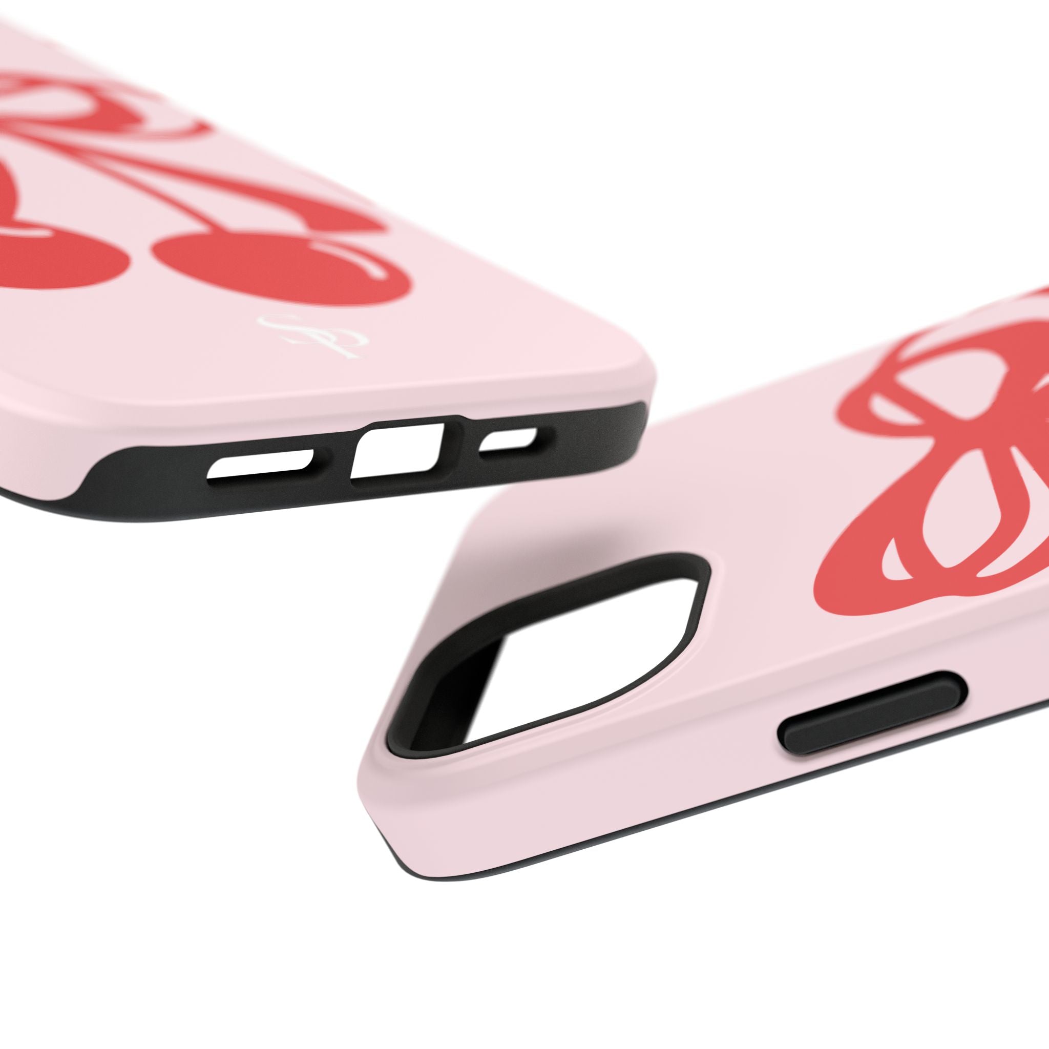 Cherry Bow Impact-Resistant Phone Case