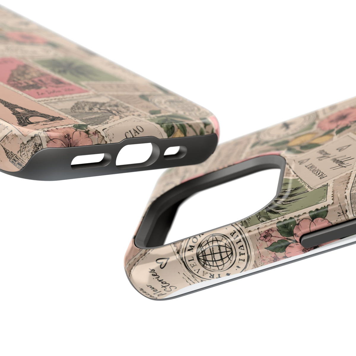 Travel Passport Stamp Magnetic Impact-Resistant Case