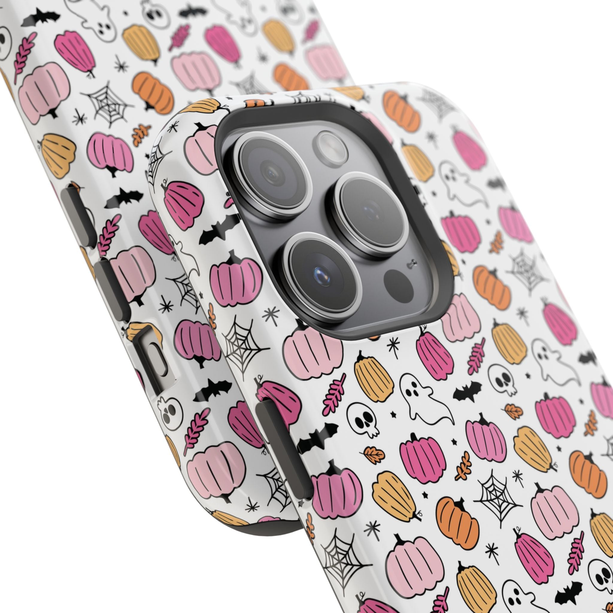 Pink Halloween Impact-Resistant Cases