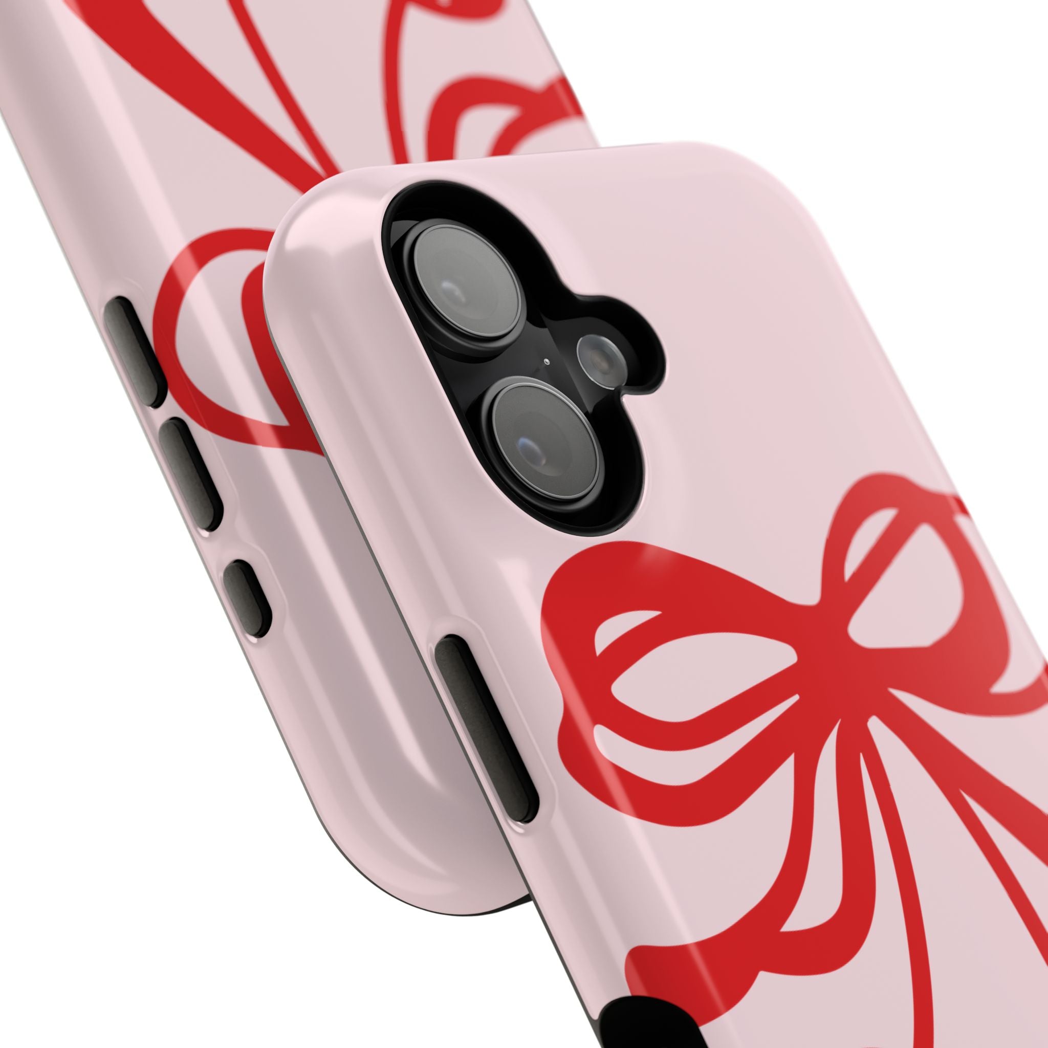 Cherry Bow Impact-Resistant Phone Case
