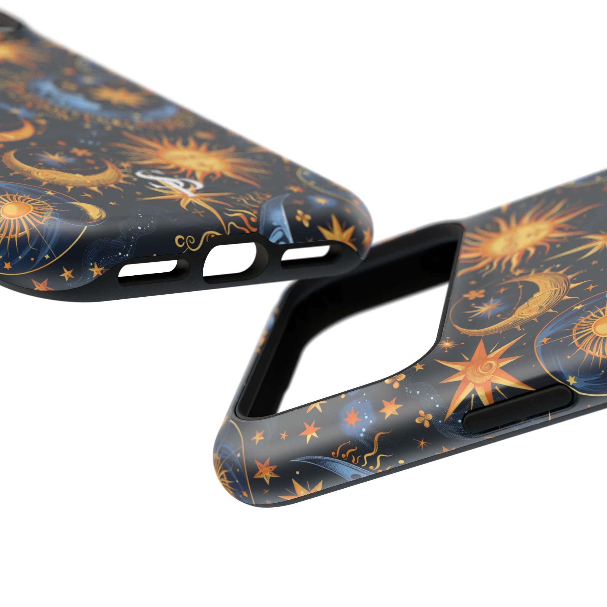 Celestial Sun and Moon Impact-Resistant Phone Case