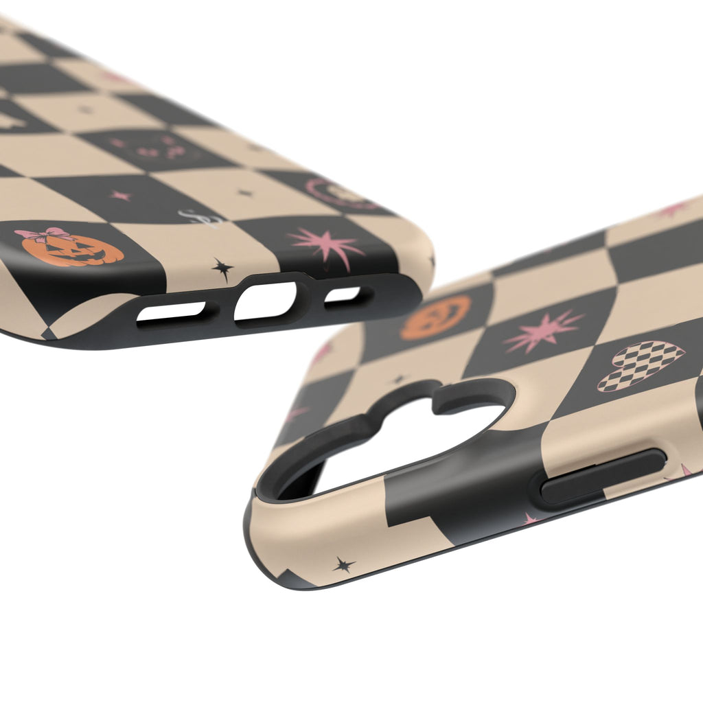 Halloween Checkerboard Magnetic Phone Case
