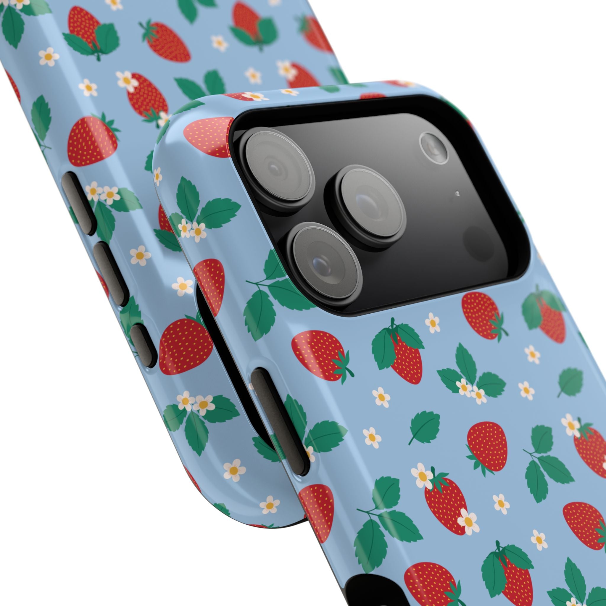 Strawberry Impact-Resistant Cases