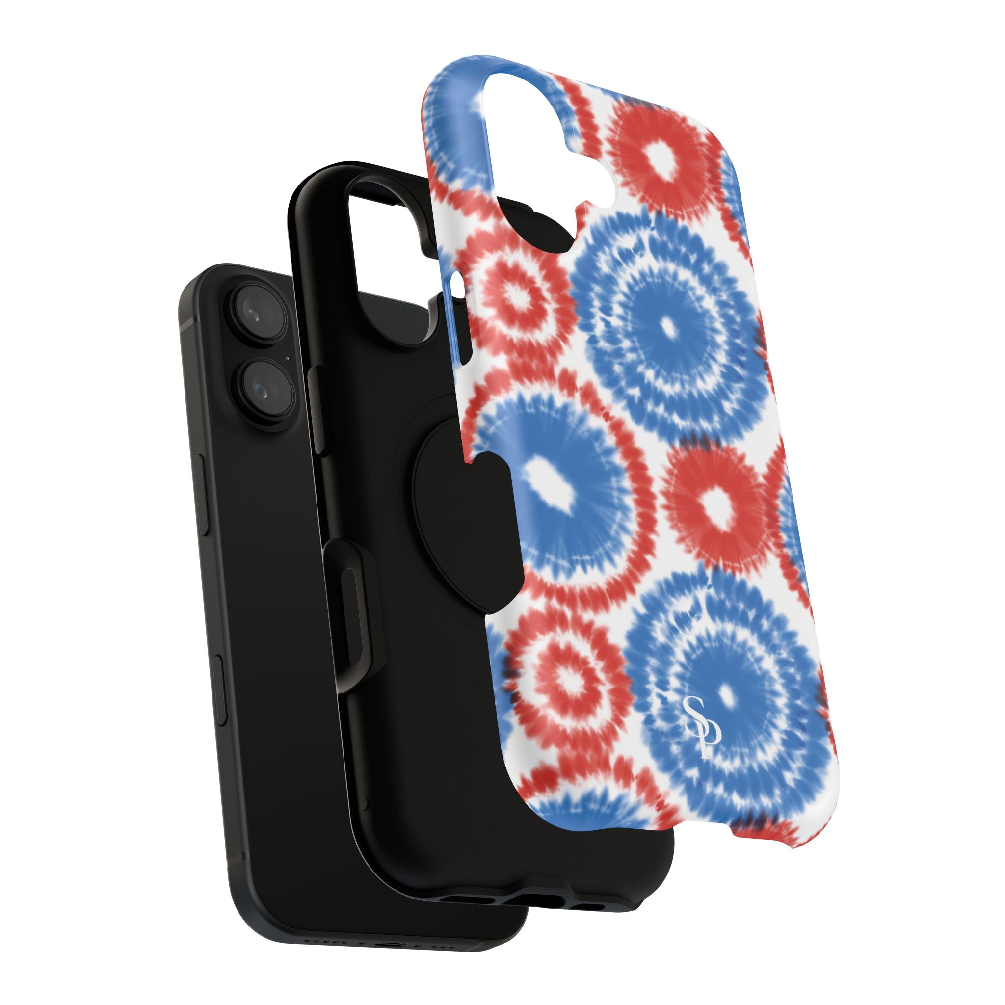 Patriotic Tie Dye Impact Resistant Phone Case