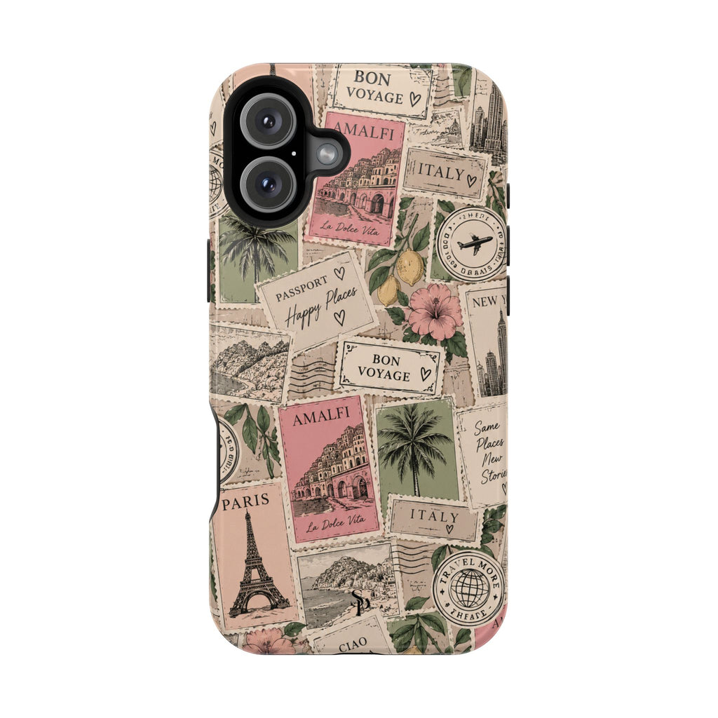 Travel Passport Stamp Magnetic Case