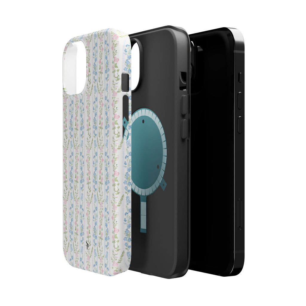 Pastel Floral Pattern Magnetic Tough Case