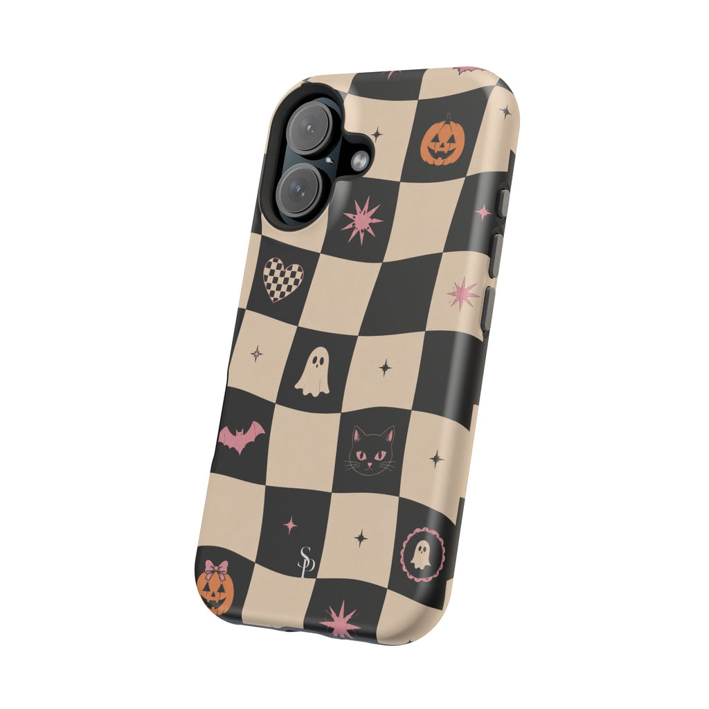 Halloween Checkerboard Magnetic Phone Case