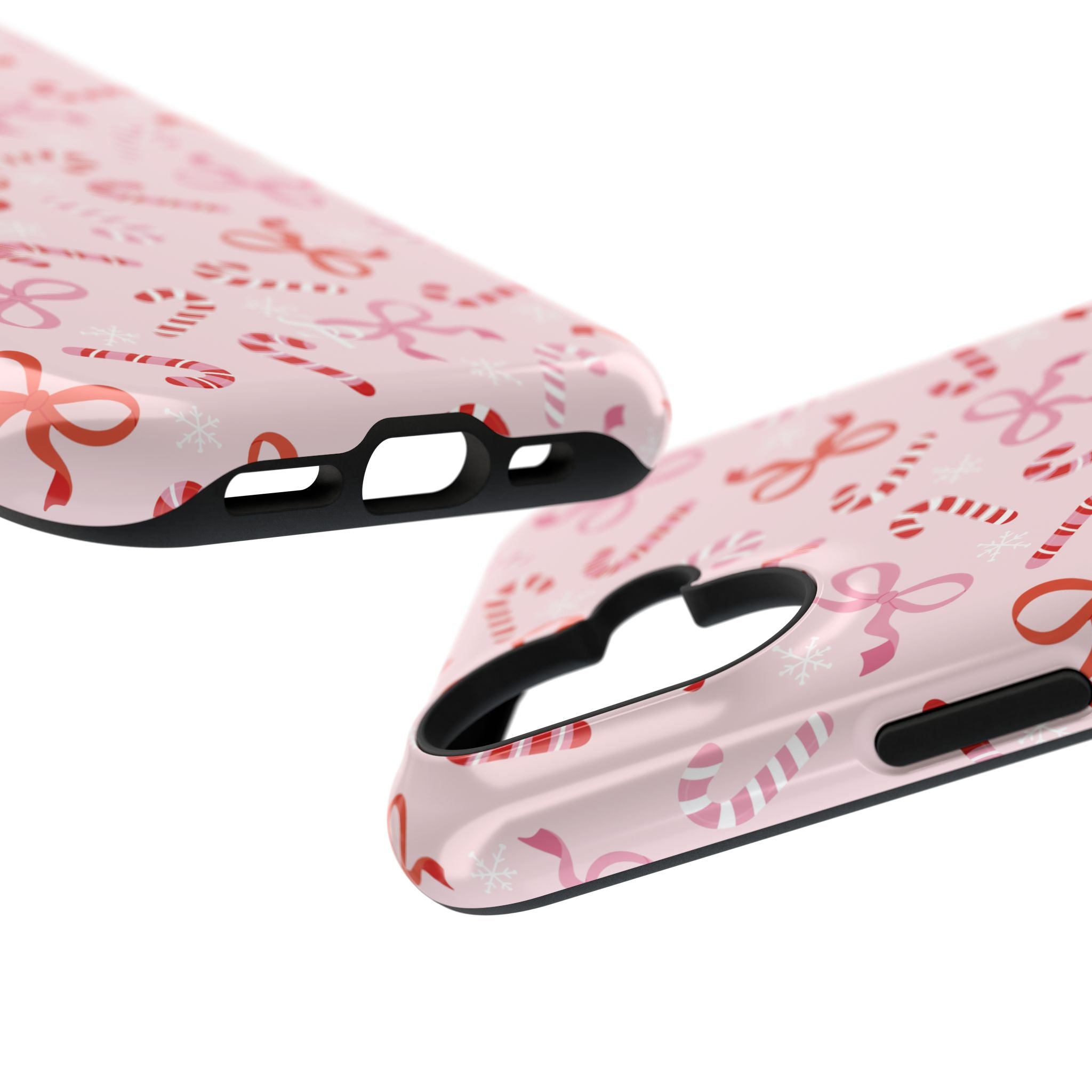 Candy Cane Impact-Resistant Phone Case - Limited Edition