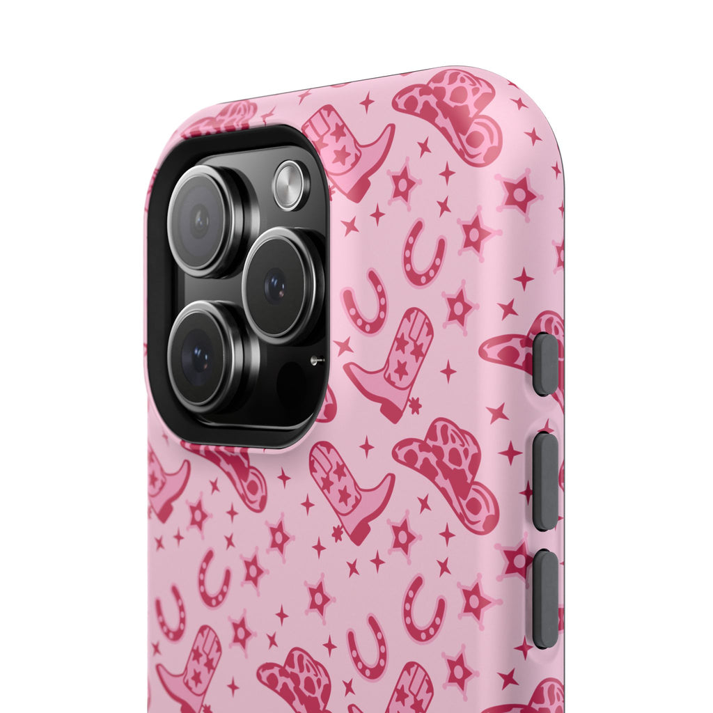 Pink Cowgirl Impact-Resistant Case