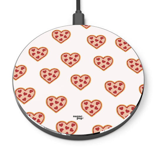 Heart Pizza Wireless Charger - Cute & Functional Accessory for Love Enthusiasts