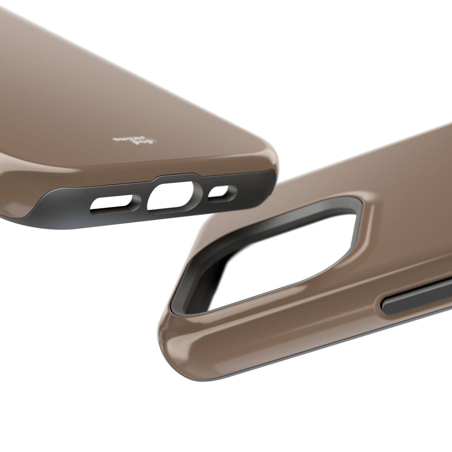 Brown Magnetic Tough Cases for Phones - Secure & Sleek Design