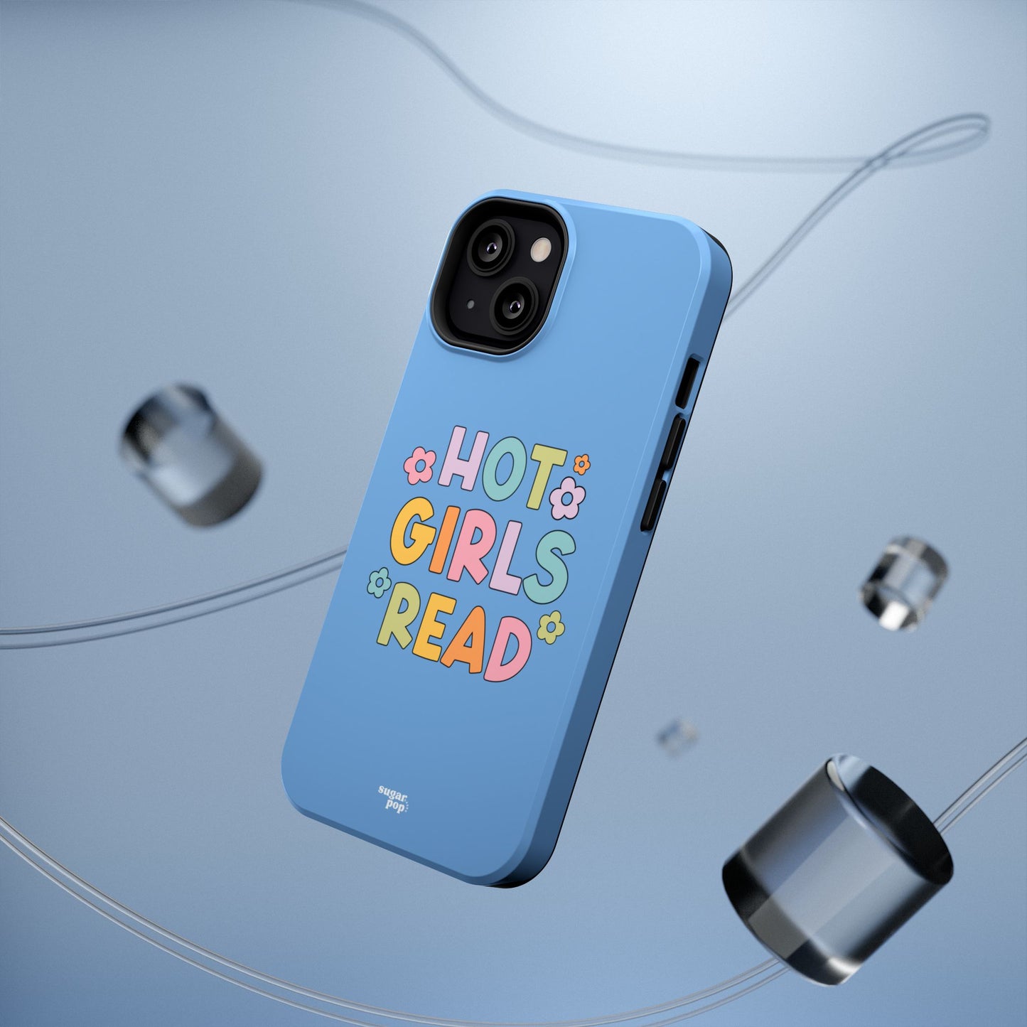 Hot Girls Read Impact-Resistant Phone Case - Design for Book Lovers