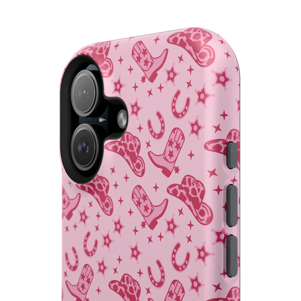 Pink Cowgirl Impact-Resistant Case
