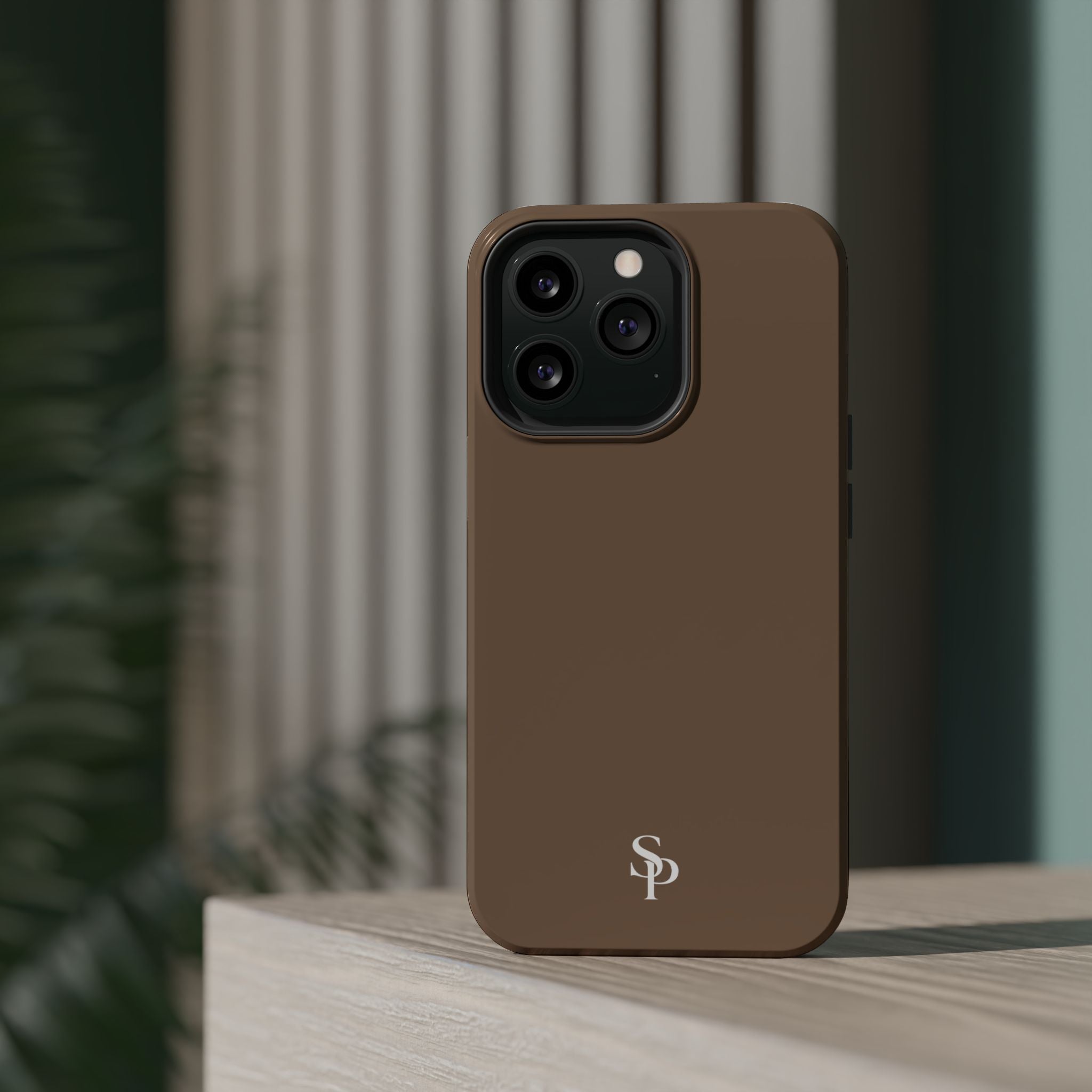 Brown Magnetic Tough Case