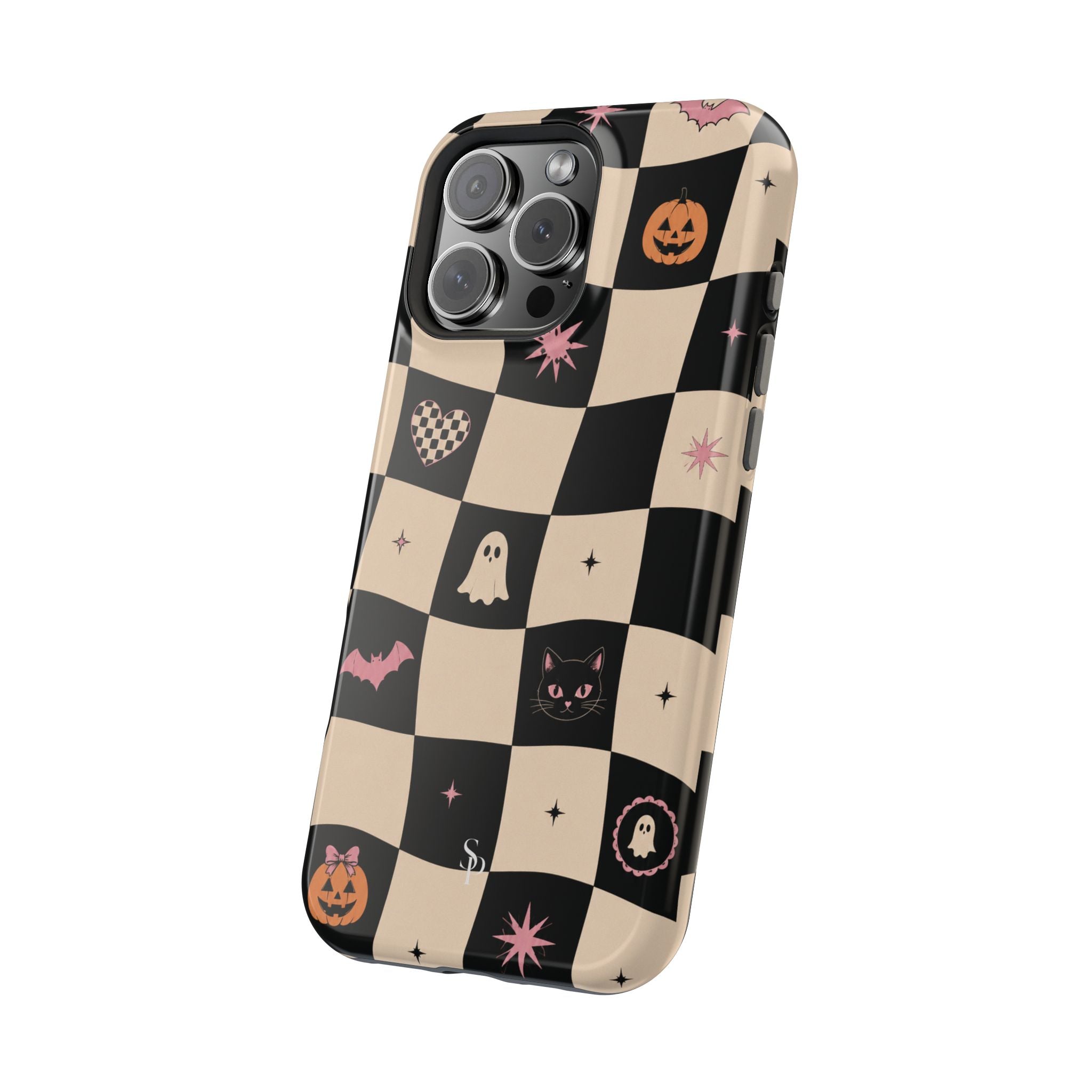Halloween Checkerboard Magnetic Phone Case
