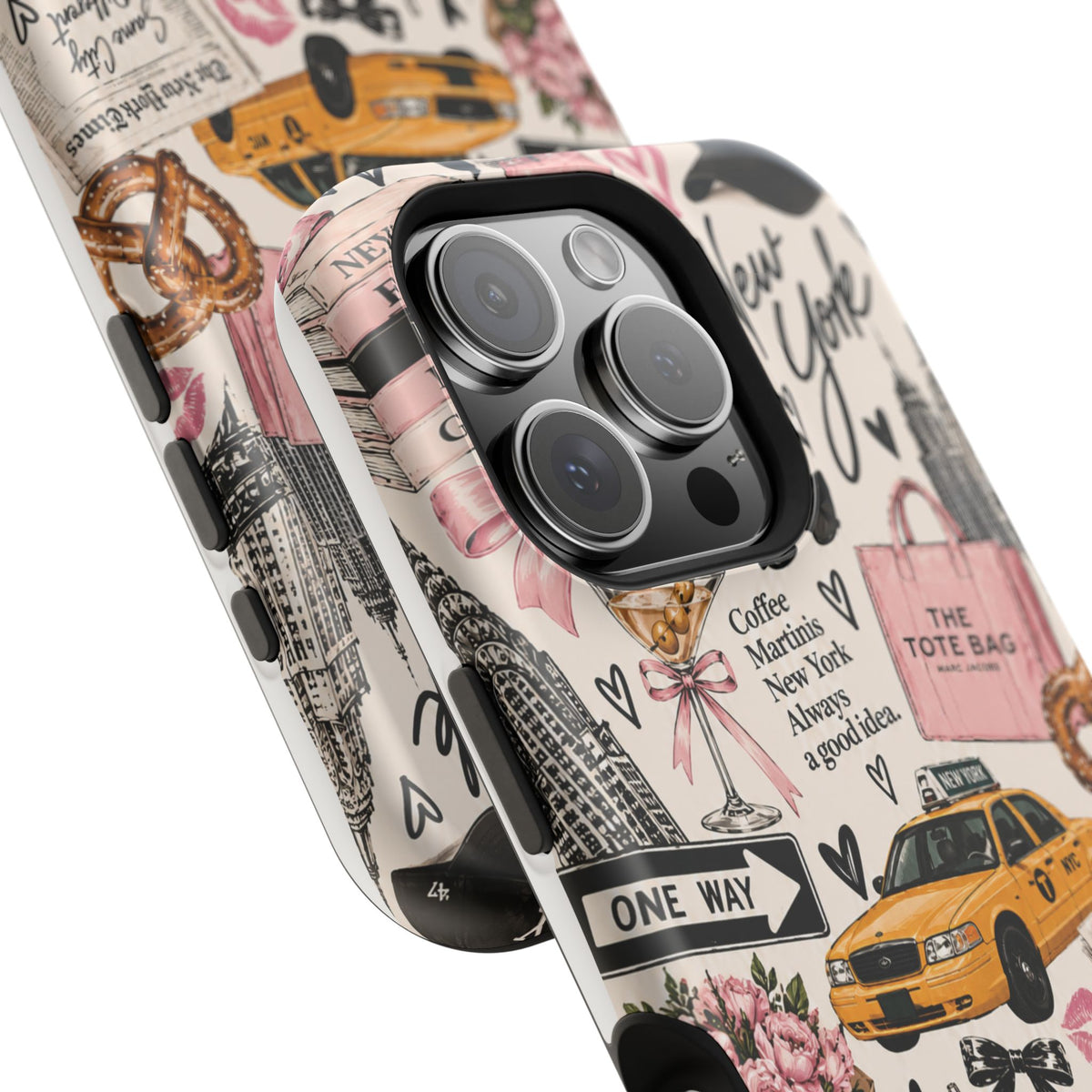 Pink New York Magnetic Phone Case