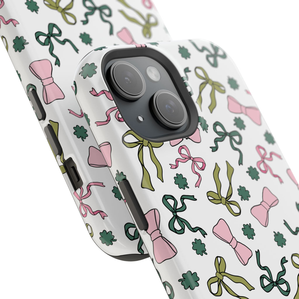 Bows and Shamrocks Magnetic Phone Case