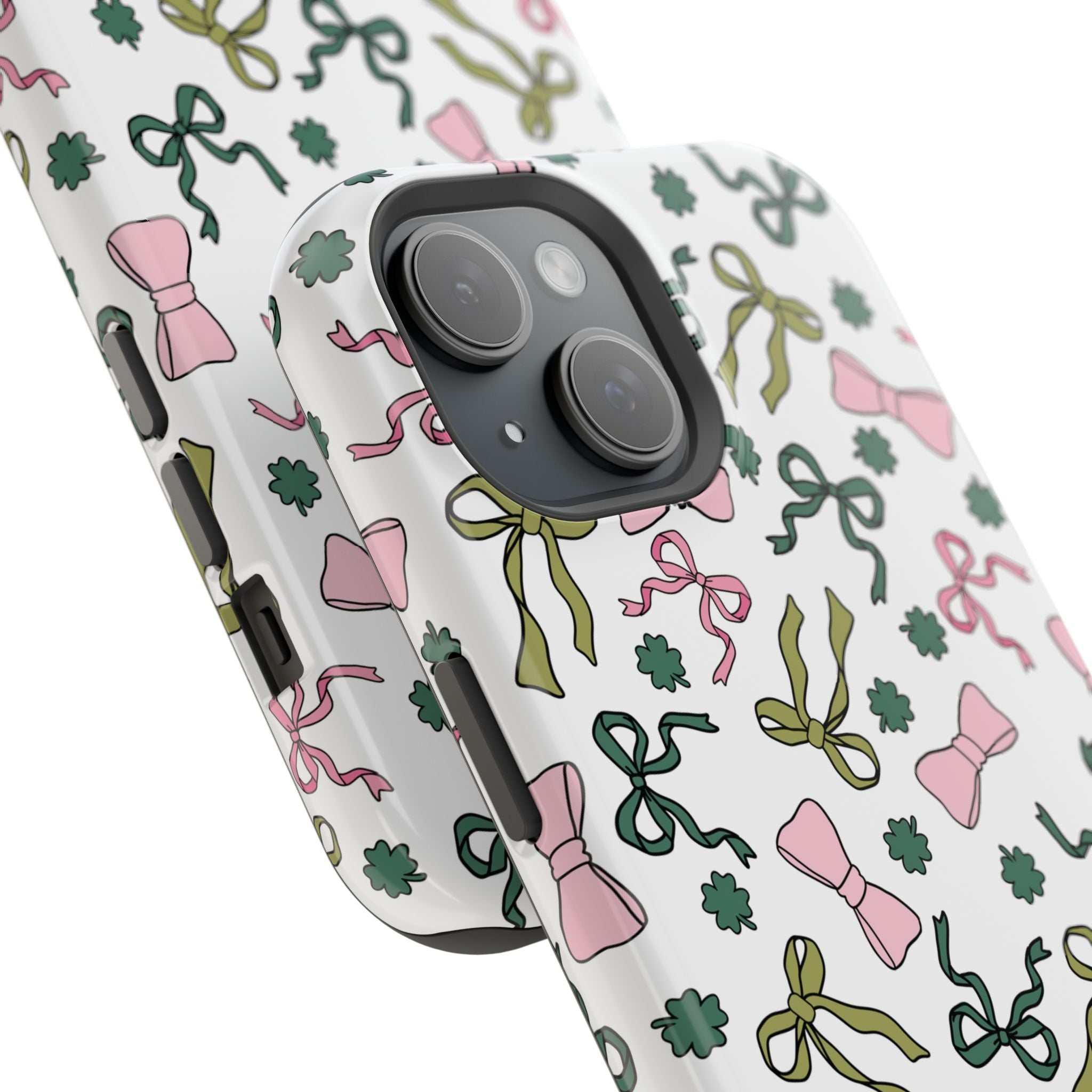Bows and Shamrocks Magnetic Phone Case