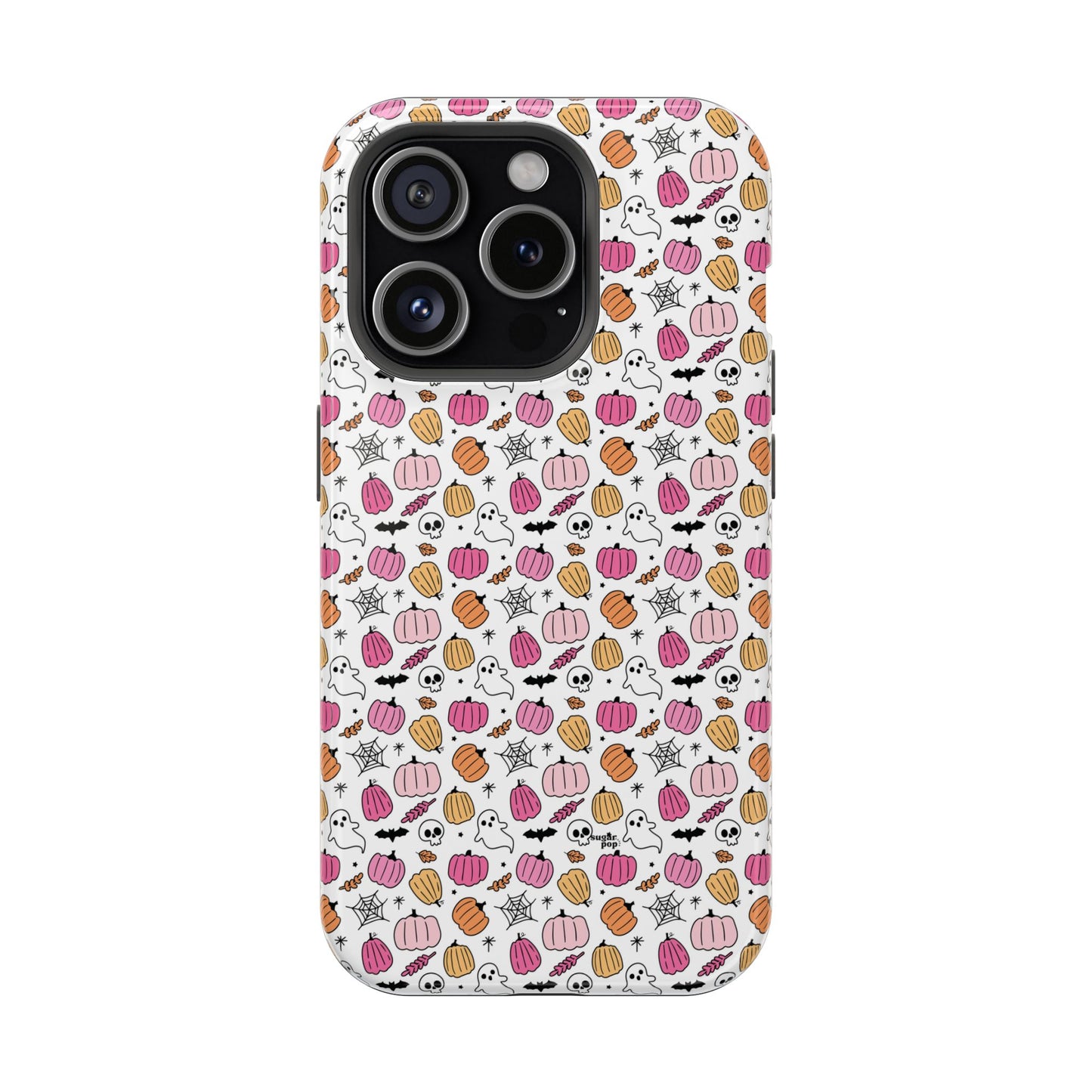 Pink Halloween Impact-Resistant Cases