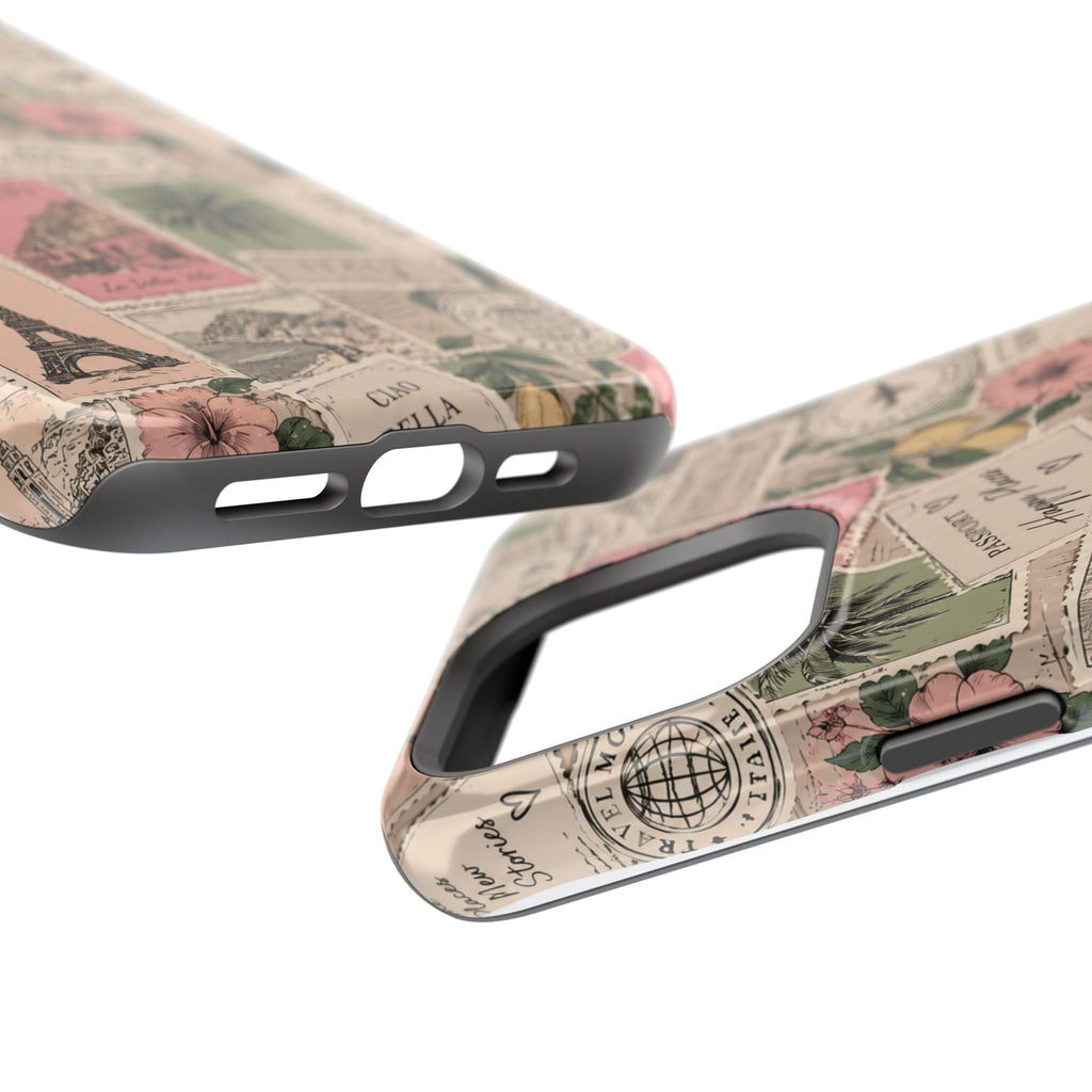 Travel Passport Stamp Magnetic Impact-Resistant Case