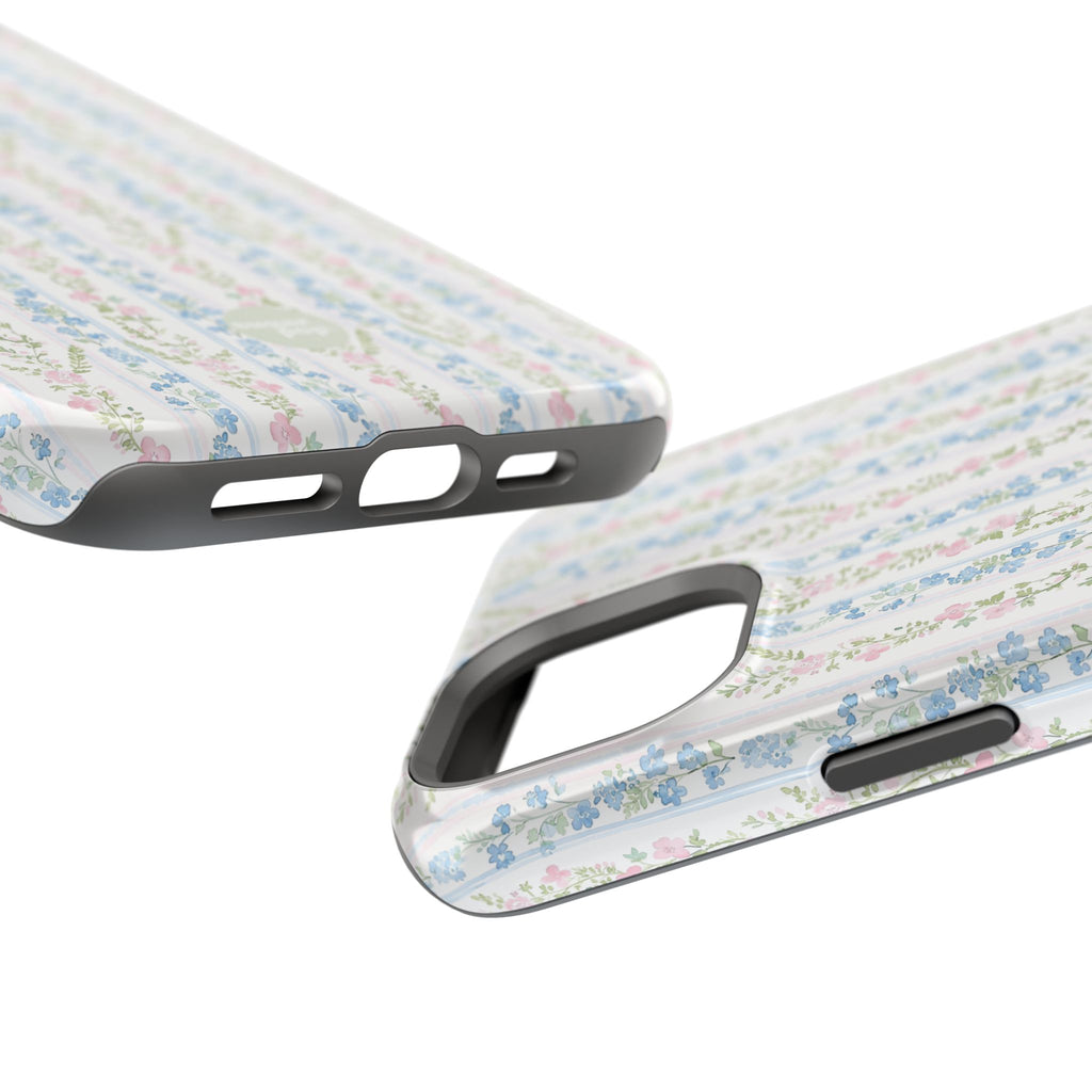 Pastel Floral Pattern Magnetic Tough Case