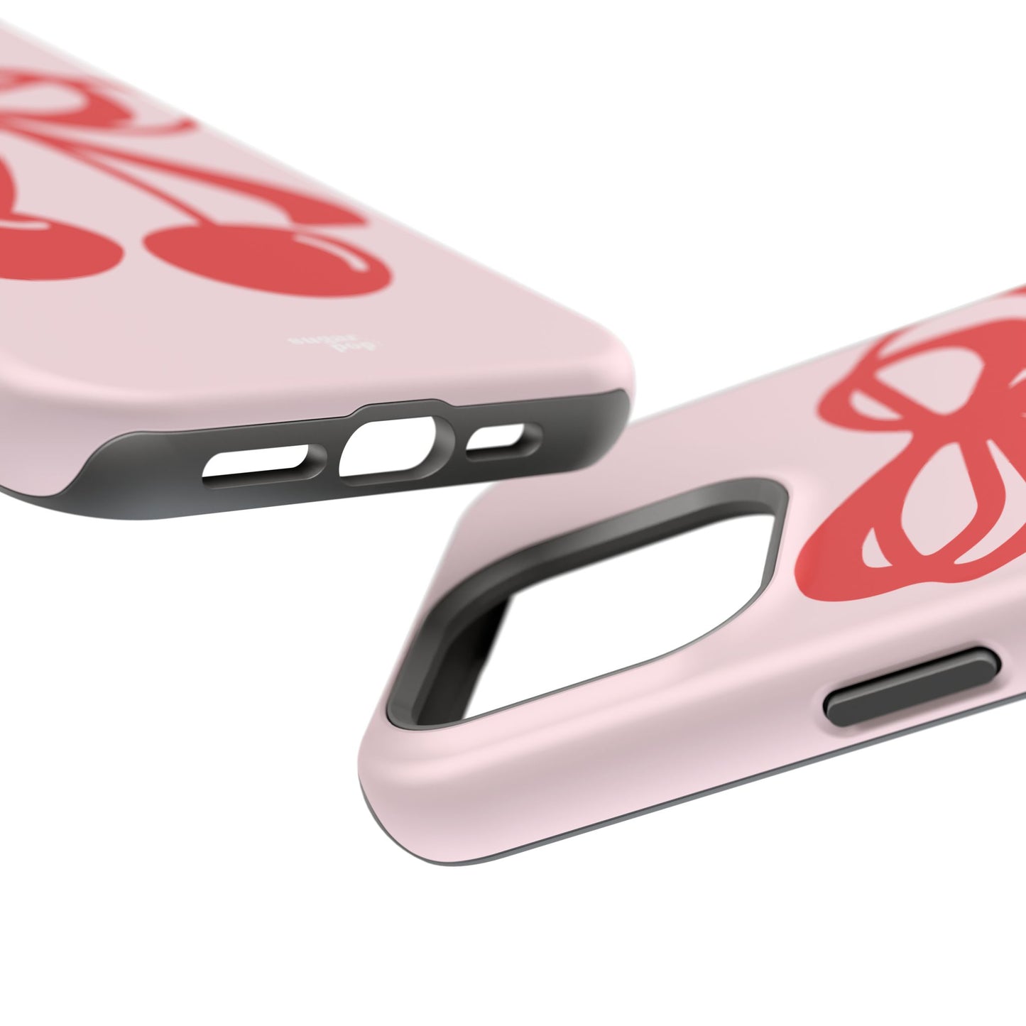 Cherry Bow Impact-Resistant Phone Case