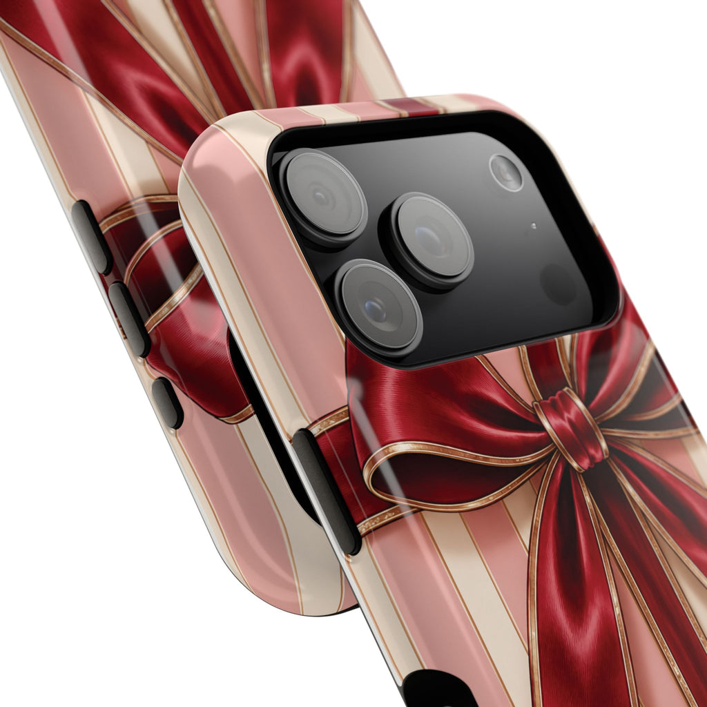 Red Bow Gift Wrap Magnetic Phone Case