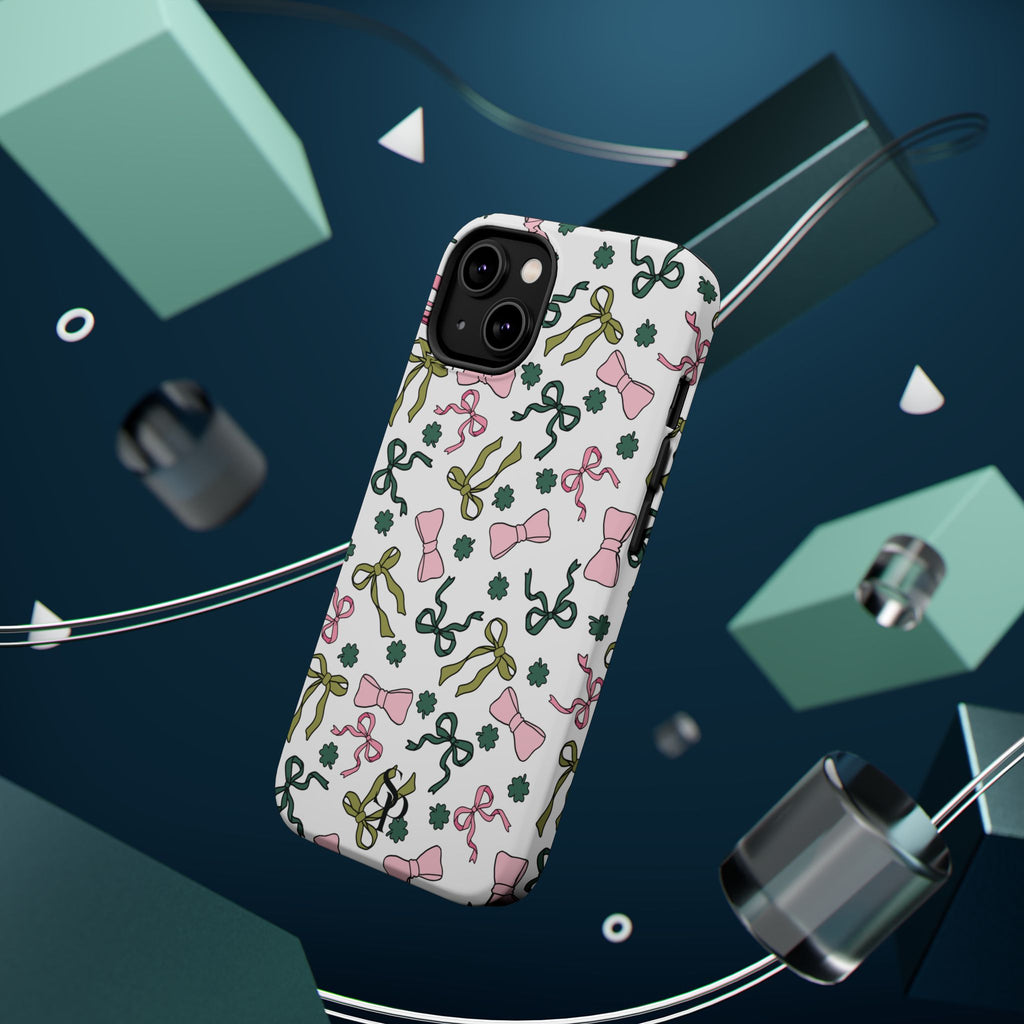 Bows and Shamrocks Magnetic Phone Case