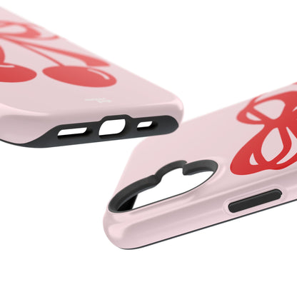 Cherry Bow Impact-Resistant Phone Case