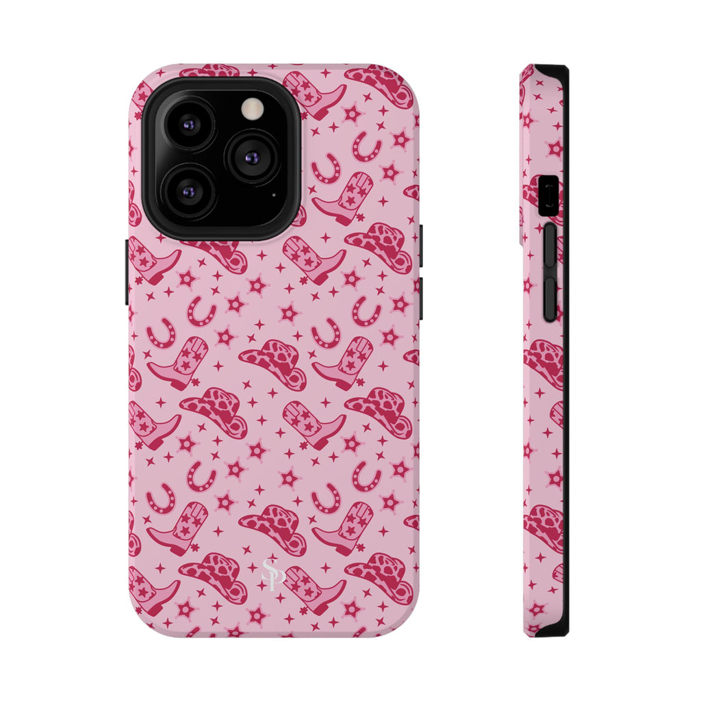 Pink Cowgirl Impact-Resistant Case