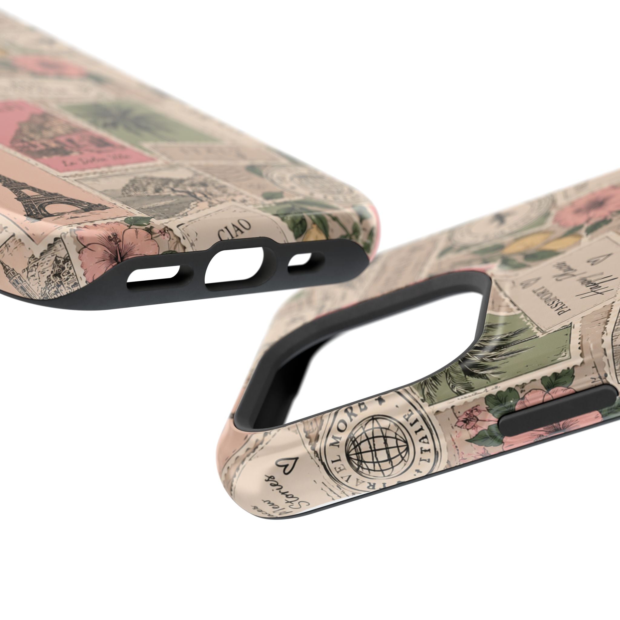 Travel Passport Stamp Magnetic Impact-Resistant Case