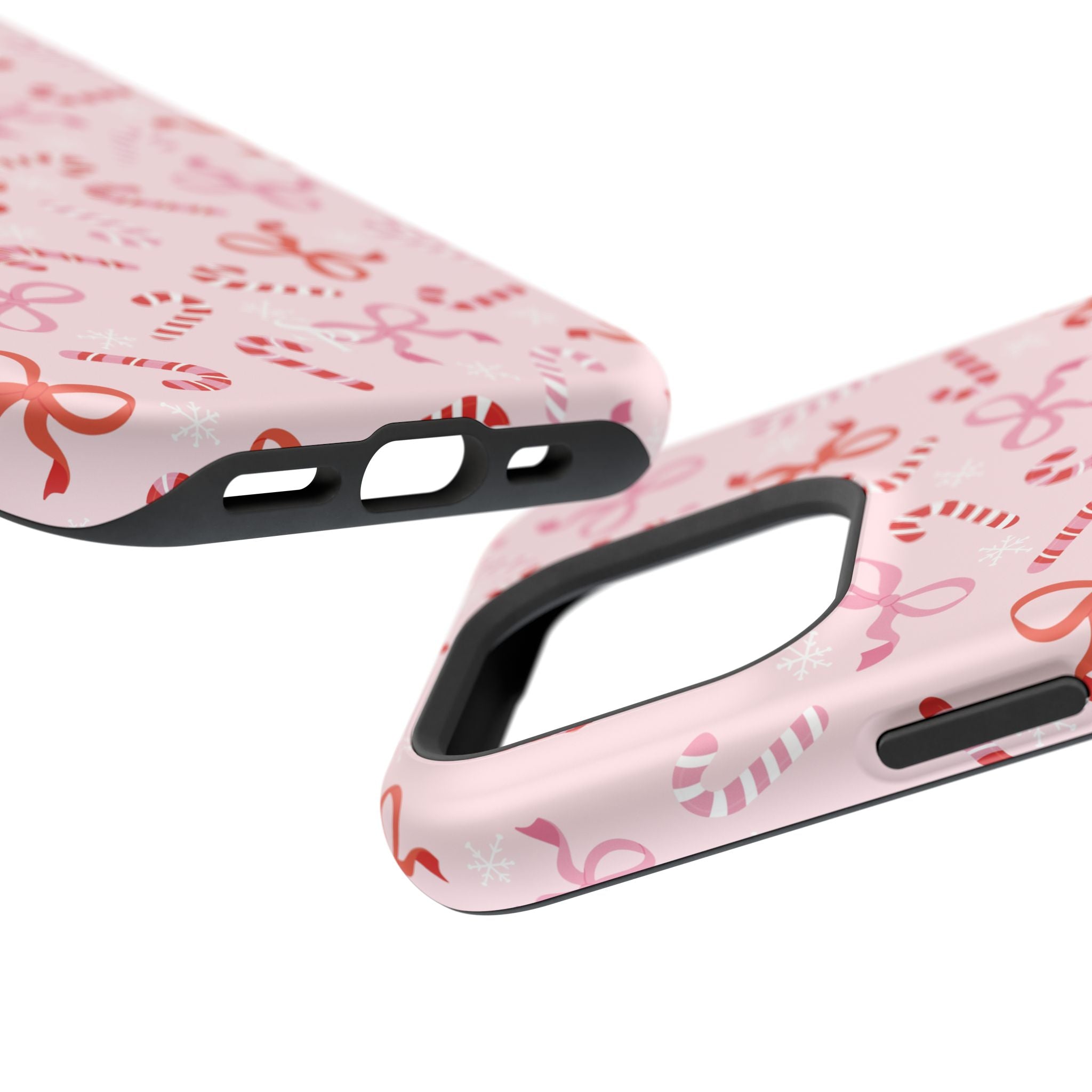 Candy Cane Impact-Resistant Phone Case - Limited Edition