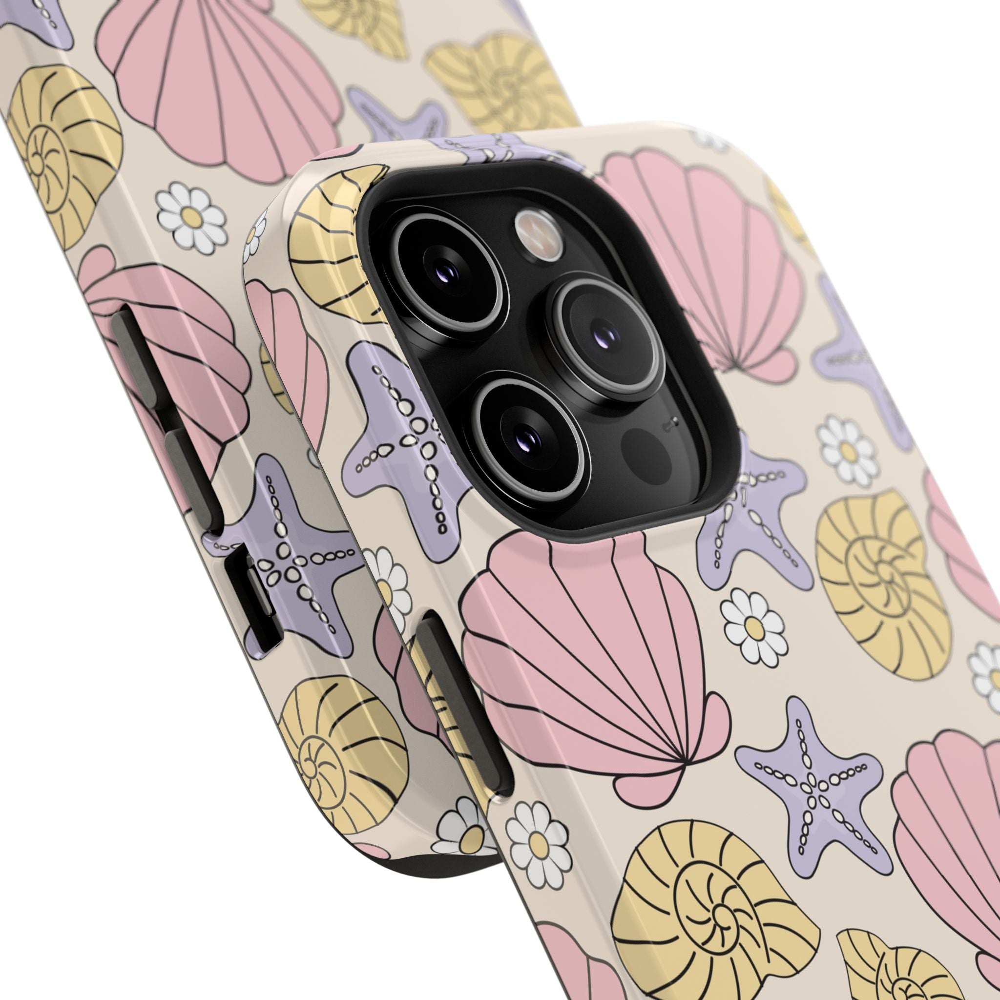 Coastal Shells Impact-Resistant Phone Case