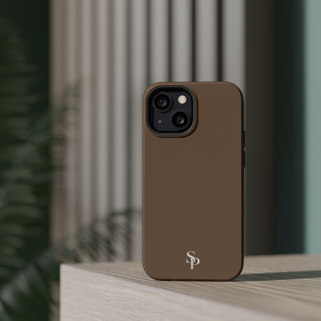 Brown Magnetic Tough Case