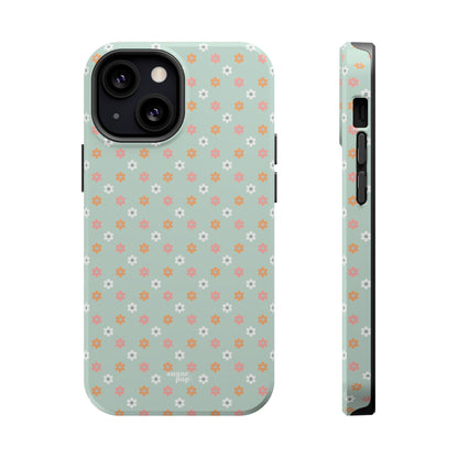 Floral Smiley Magnetic Tough Case