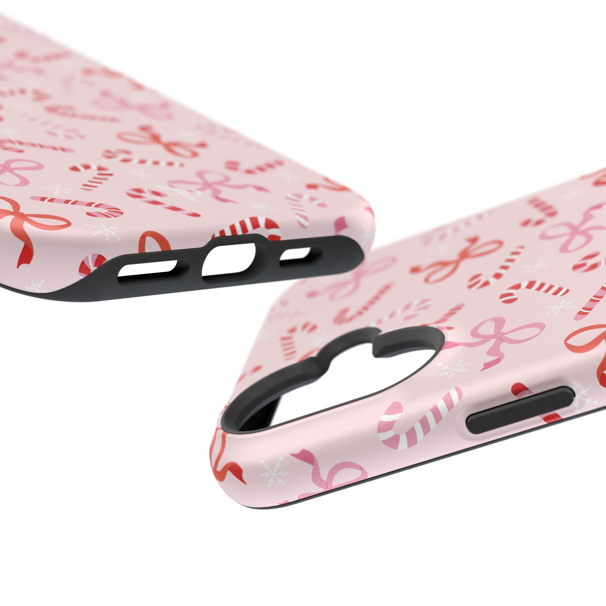 Candy Cane Impact-Resistant Phone Case - Limited Edition