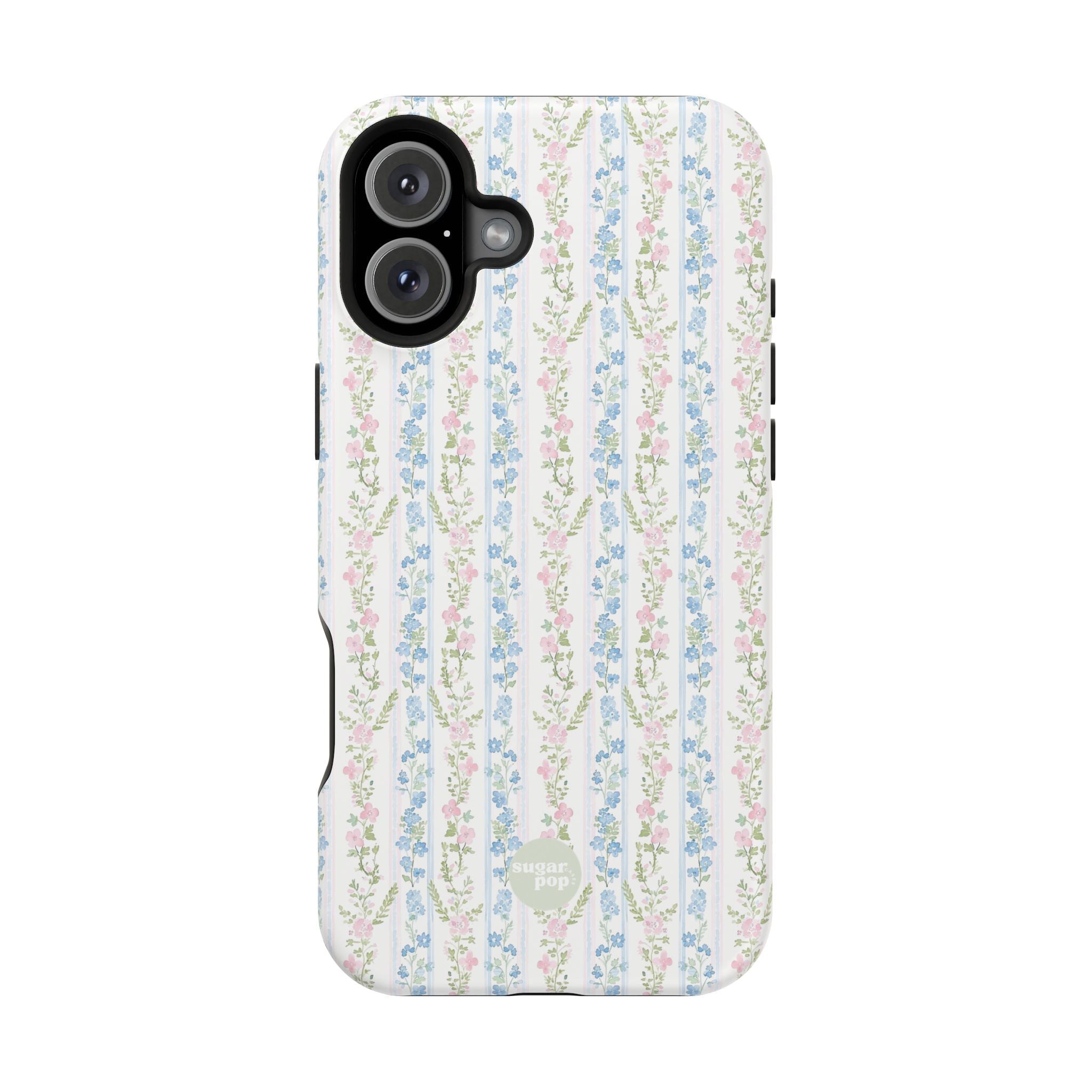 Pastel Floral Pattern Magnetic Tough Case