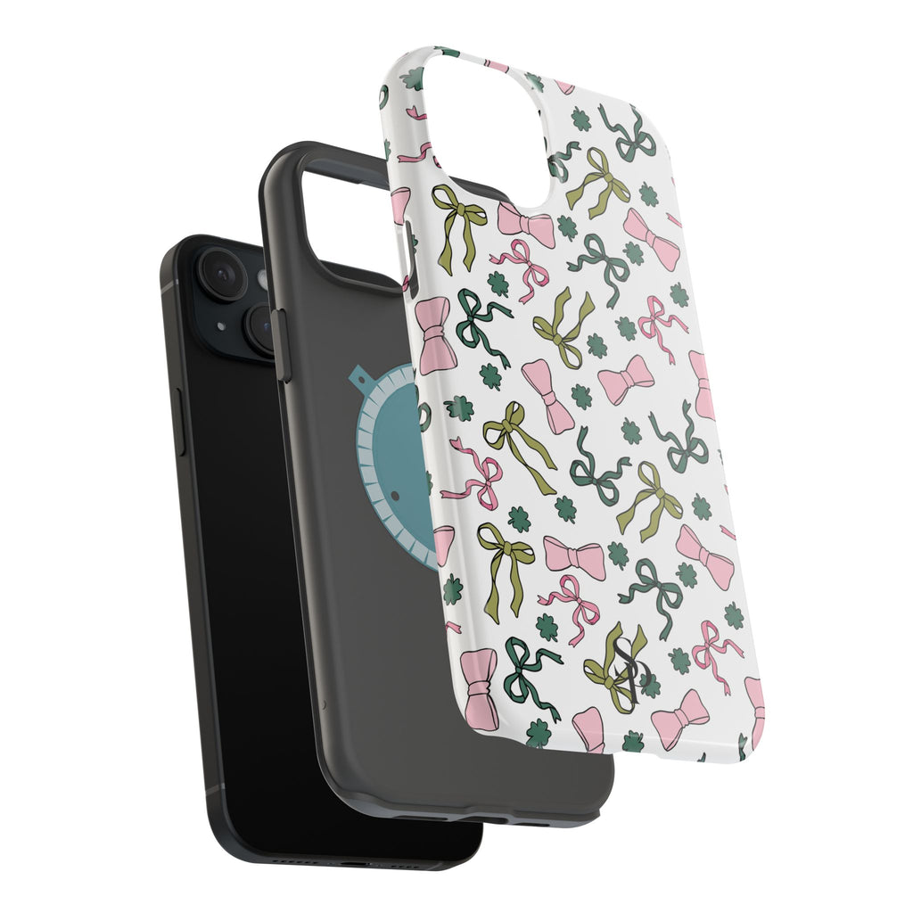 Bows and Shamrocks Magnetic Phone Case