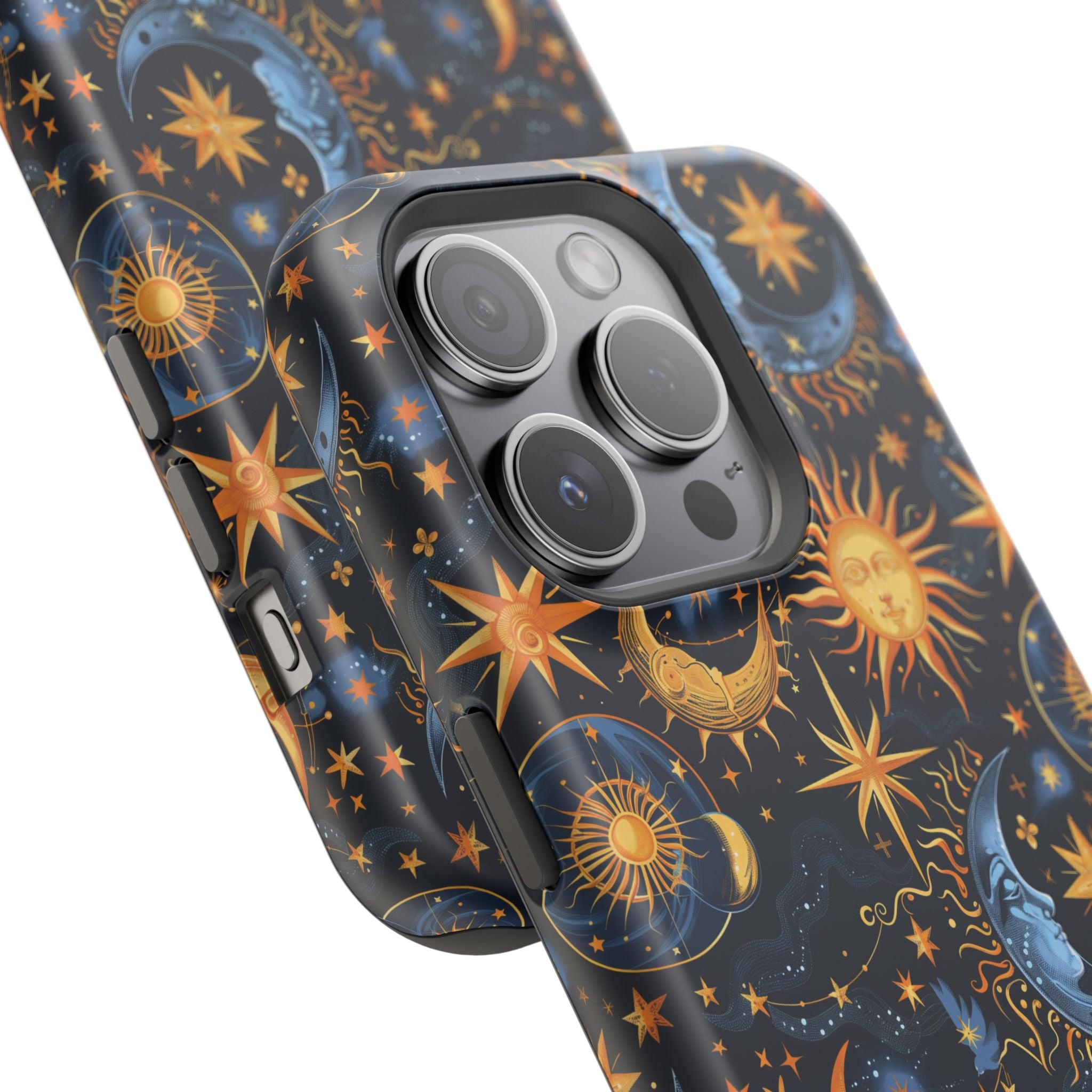 Celestial Sun and Moon Impact-Resistant Phone Case