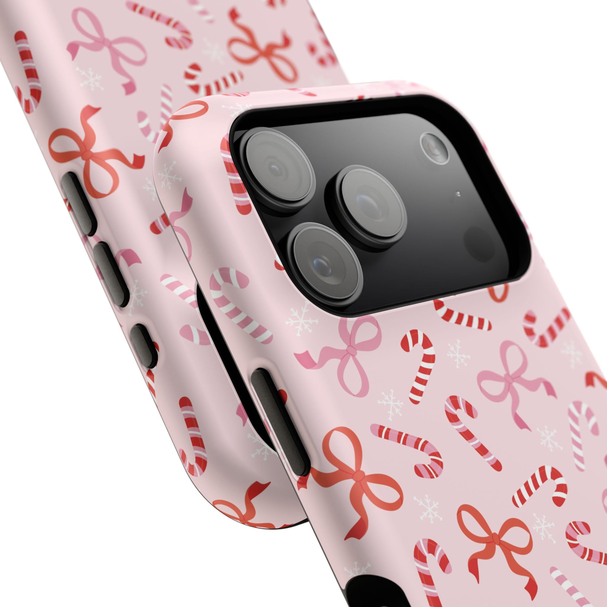 Candy Cane Impact-Resistant Phone Case - Limited Edition