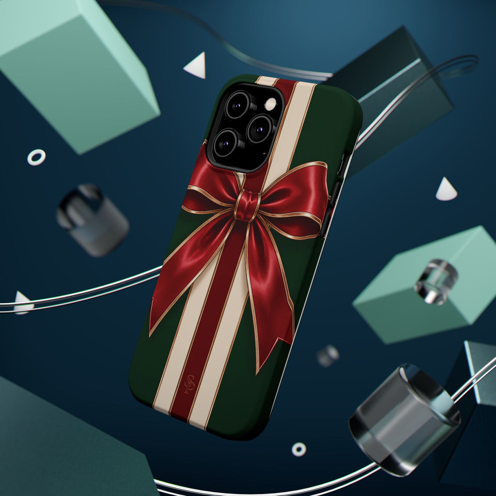 Christmas Gift Bow Magnetic Phone Case