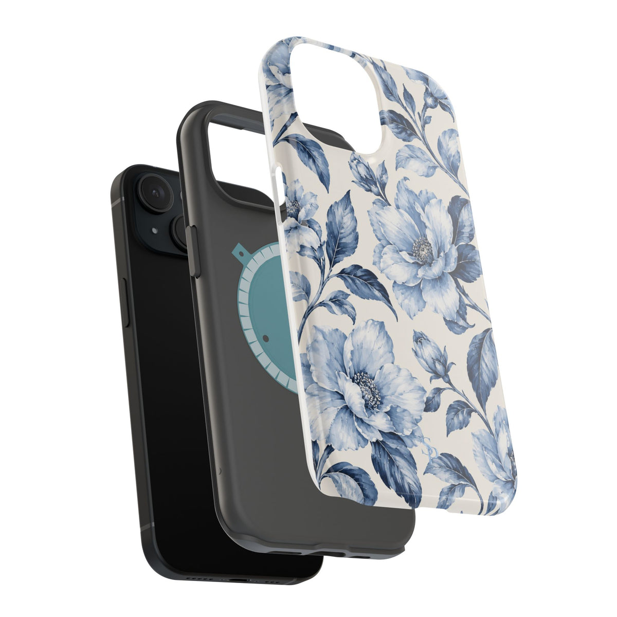 Glacier Floral Magnetic Phone Case
