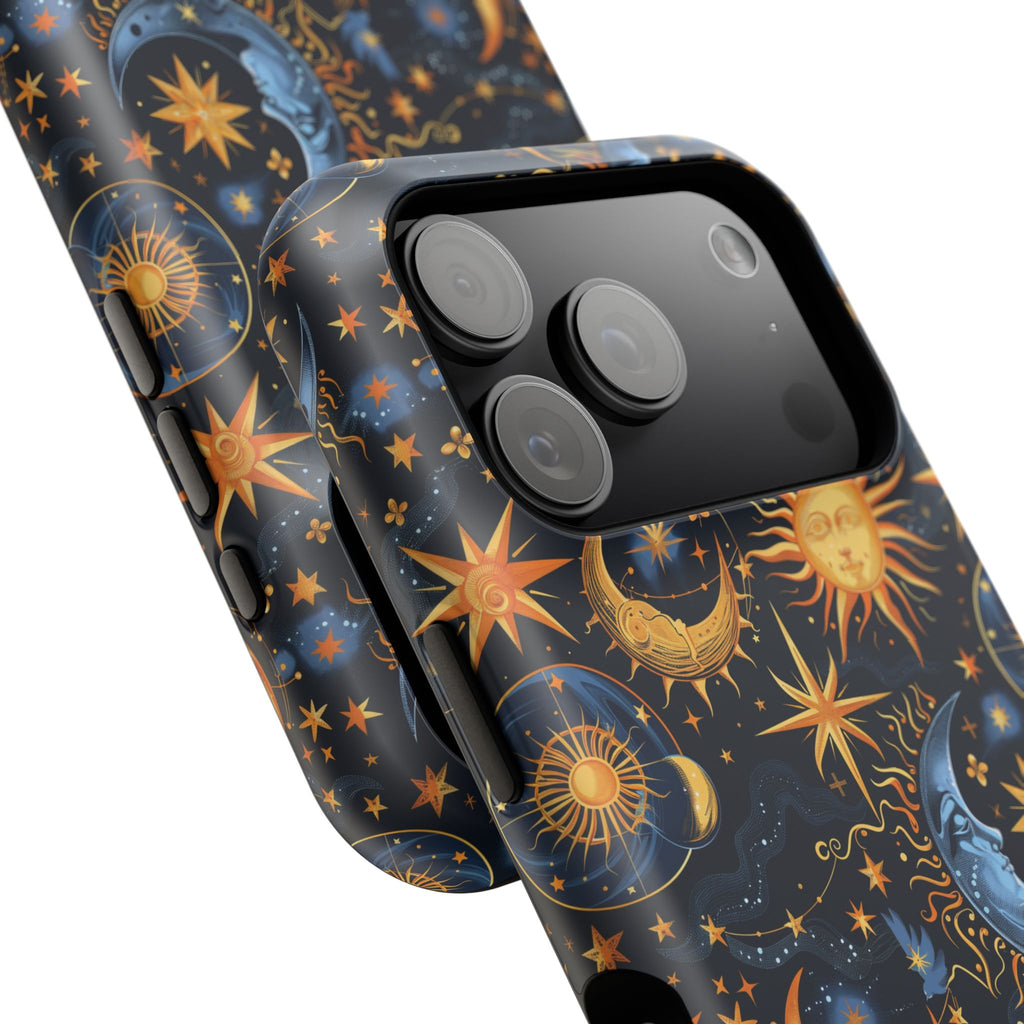 Celestial Sun and Moon Impact-Resistant Phone Case