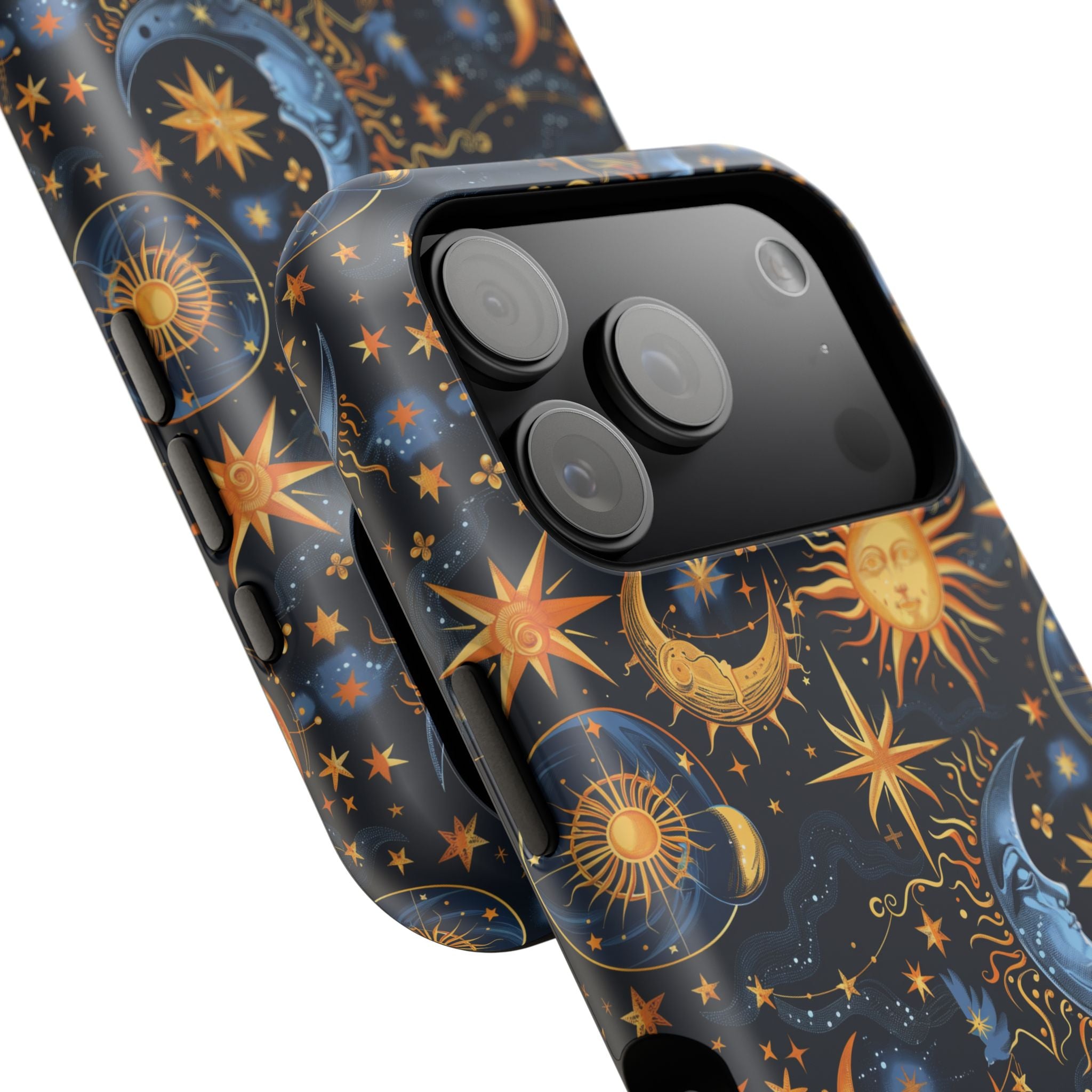 Celestial Sun and Moon Impact-Resistant Phone Case