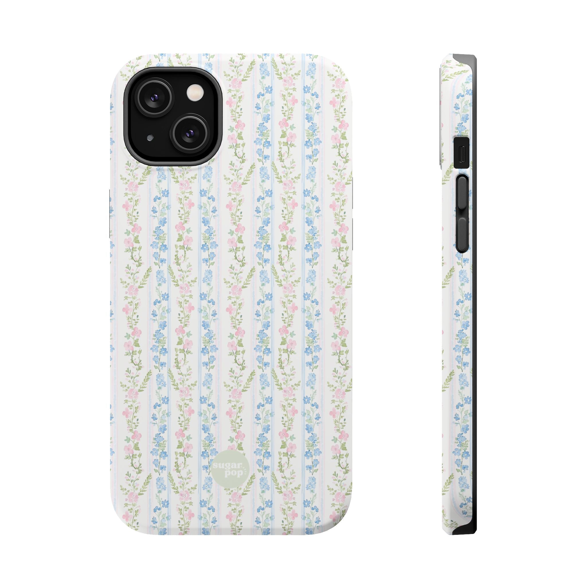 Pastel Floral Pattern Magnetic Tough Case