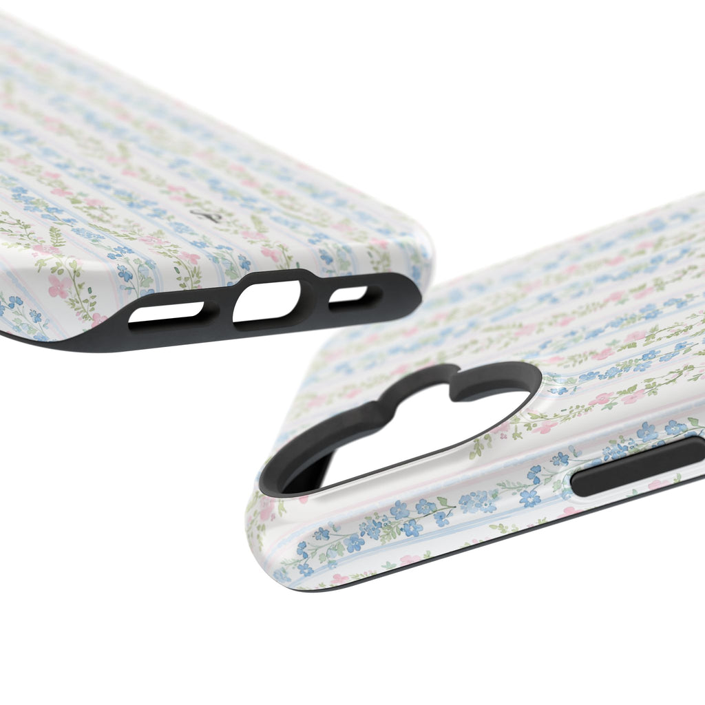 Pastel Floral Pattern Magnetic Tough Case